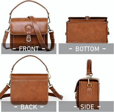 Сумка для камери Cwatcun Kaeratasche - водонепроникна сумка для камери Canon, Nikon, Sony DSLR/Mirrorless (Коричнева)