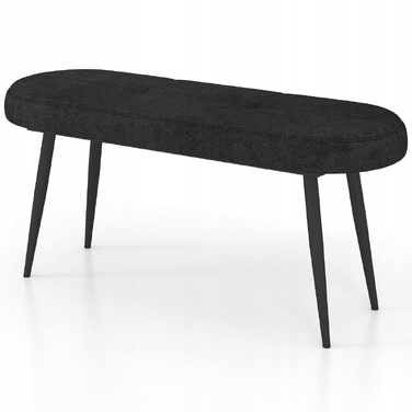Оббита лава Costway, 113 x 48 x 40 см, чорна