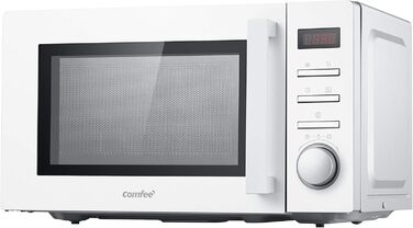 Мікрохвильова піч Comfee CMSN 20di біла: 20л, 700W, LED-дисплей, 8 меню, таймер, внутрішнє освітлення