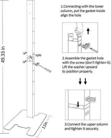 Підставка для пилососа сумісна з Dyson V15 Detect, V11, V10, V8, V7, V6. Органайзер для пилососа та аксесуарів, чорний (5 гачків).