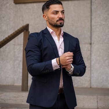 Чоловічий браслет SERASAR з нержавіючої сталі 316L | Водостійкий | З надійним закриттям | 3 кольори | У подарунковій коробочці 20 см Franco Schwarz