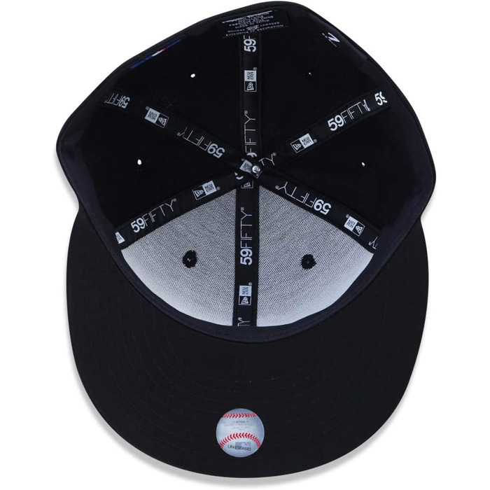 Кепка New Era MLB Basic LA Dodgers 59Fifty Fitted чорна/біла (60-61)