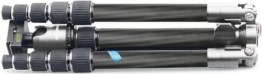 Штатив Cullmann MUNDO 522TC Carbon з кульковою головкою (136 см, 5 кг) срібний - для подорожей