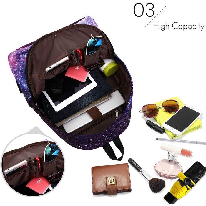 Шкільний рюкзак FANDARE Galaxy для хлопчиків та дівчаток з пеналом, 14