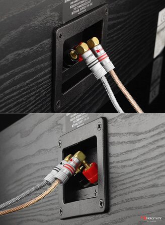 Навушникові роз'єми Nakamichi 24K позолота, 12-18 AWG, 4 мм, для динаміків, підсилювачів, Hi-Fi, AV Receiver, Stereo, домашній кінотеатр, аудіокабель, 4 шт. (2 пари)