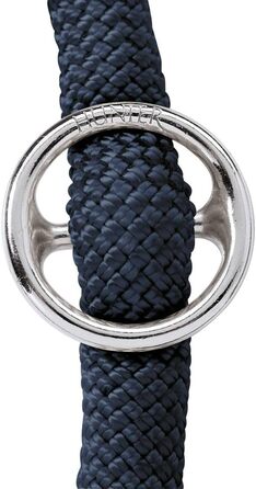 HUNTER Dressurhalsung FREESTYLE EIBY: синій нашийник для дрессури, регульований, м'який матеріал, з зупинкою, міцний, для тренувань та прогулянок, розмір M-L