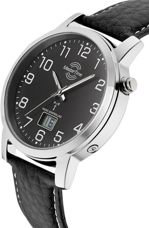 Годинник чоловічий Master Time Funk Quarz з кварцовим механізмом, аналогово-цифровий дисплей, шкіряний ремінець, MTGA-10576-24L
