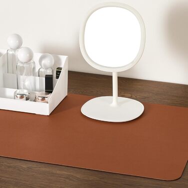 Підкладка на стіл двостороння антиковзаюча, килимок для миші та ноутбука, органайзер для офісу, штучна шкіра, 40 x 80 см / 80 x 40 см