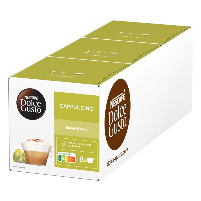 Кавові капсули NESCAFÉ Dolce Gusto Cappuccino, набір 6 упаковок (96 капсул)