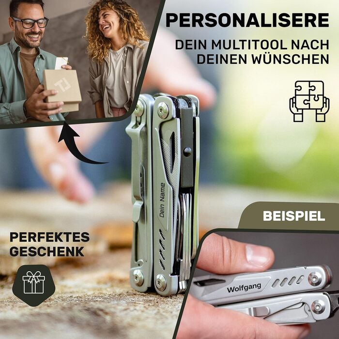 Мультитул Trail Titan: 28 функцій, нержавіюча сталь, мультифункціональний ніж для кемпінгу та виживання