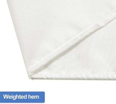 Штора для ванної кімнати YISURE антигрибкова 200x220 см, текстиль-поліестер, водонепроникна, колір кремовий