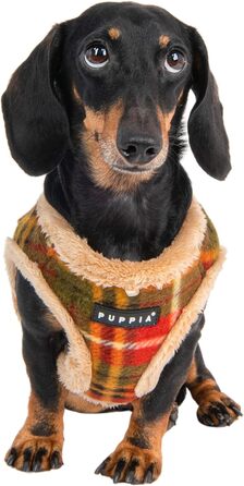 Пупая Джіанні Джерсі Жилет для собак Step-in, теплий зимовий принт квітів, для маленьких та середніх собак, маринований колір, розмір S (Бежевий, X-Large)