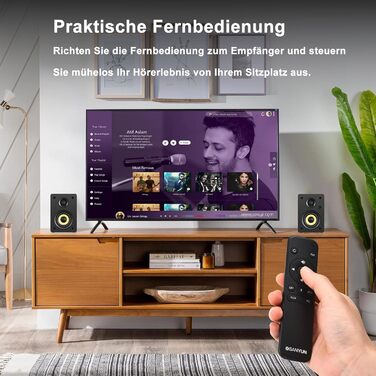 Акустична система Sanyun SW208 3' Bluetooth 5.0 - 60W, 2.0, для ПК, монітор (пара)