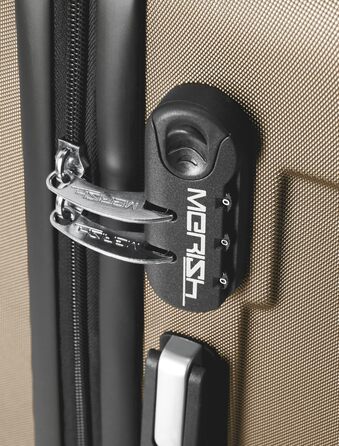 Набір валіз MERISH 3шт. з жорстким корпусом та подвійними колесами (9 кольорів)