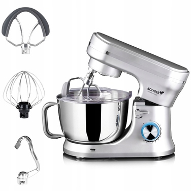 Кухонний комбайн Koliber ROBOMAX X-2400-W 1300 Вт, сріблястий/сірий