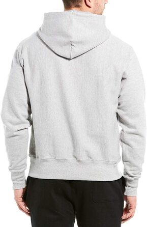 Чоловічий худі Champion з капюшоном, колір Oxford Grey (сірий), з логотипом на грудях
