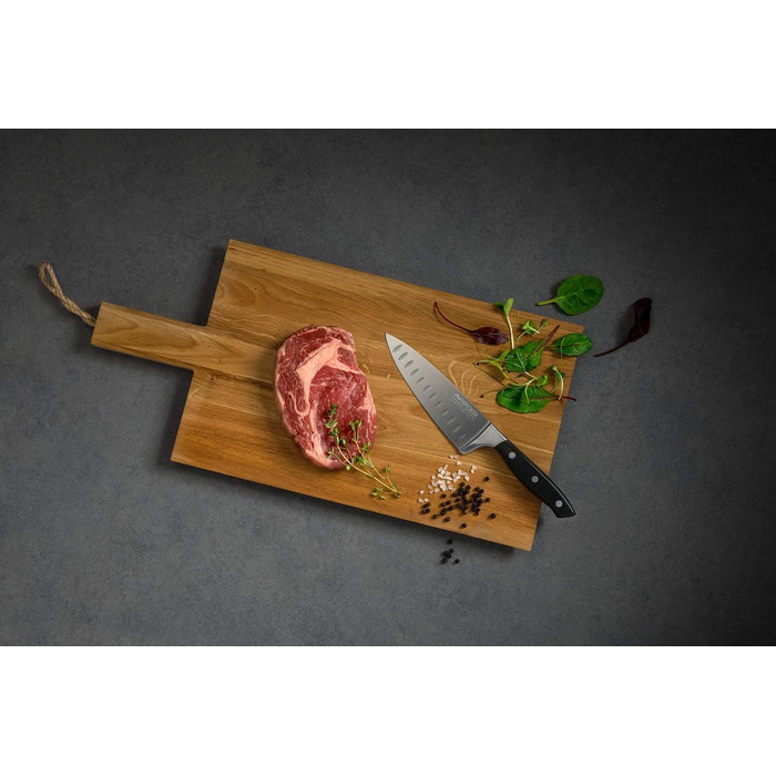 Набір ножів Nirosta Trinity (6 шт) з нержавіючої сталі, професійна якість, для овочів, фруктів та іншого, ручне заточування, важка ручка з захистом пальців