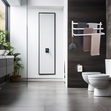 Тримач для рушників на стіну без свердління, 70 см, з гачками, 3 яруси, для ванної кімнати, кухні, туалету