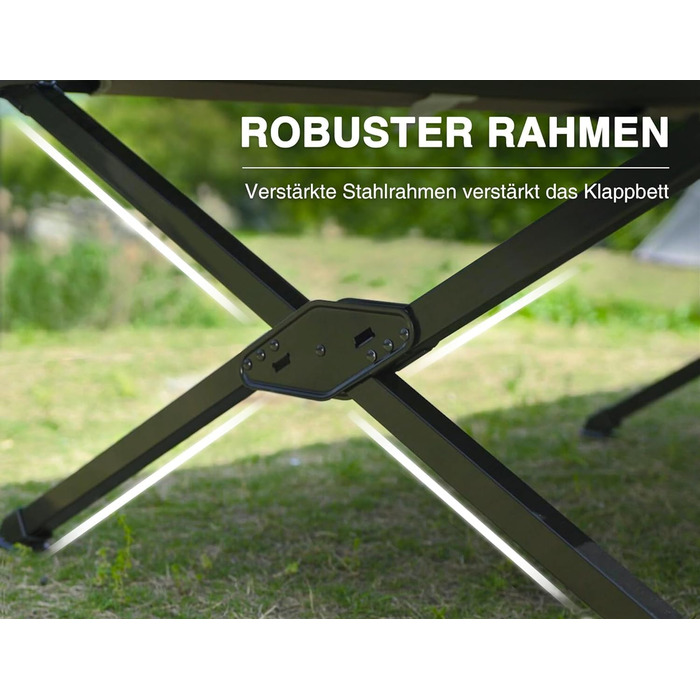 EVER ADVANCED Folding Cot - XXL Size
