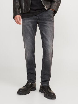 Джинси чоловічі JACK & JONES Glenn Original Slim Fit, чорний денім (36W/36L)