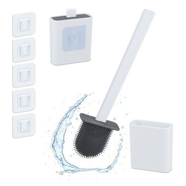 Wall-Mounted Toilet Brush