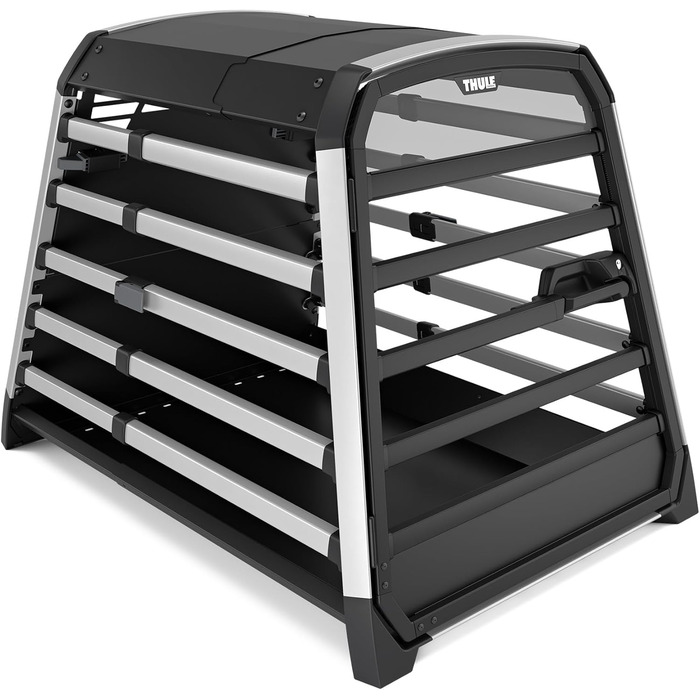 Трейлер для собак Thule Allax Hundebox Black/Aluminum XL Compact - переноска для собак в авто