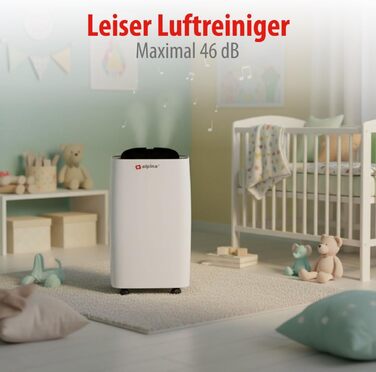 Електричний осушувач повітря Alpina для підвалу та кімнат до 20 м² – 220W з дисплеєм