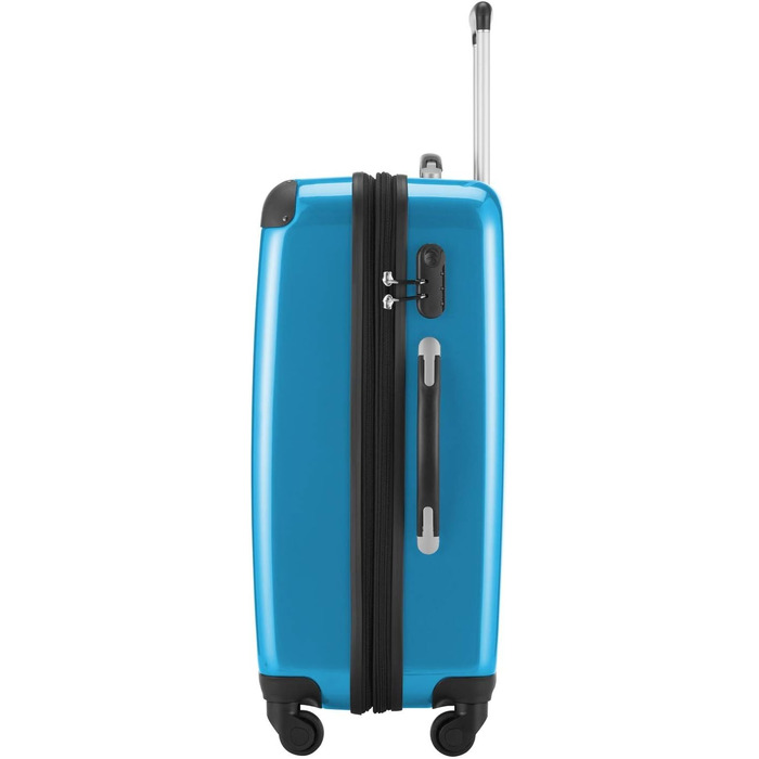 Чемодан Alex Hauptstadtkoffer - ручна поклажа, 55 x 38 x 23 см, 4 колеса, 42 літри, розширюваний, блакитний