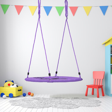 Relaxdays Round Hanging Chair 90 cm
