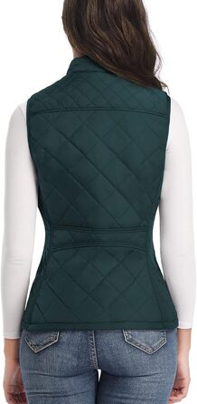 Жіноча жилетка LONGKING: легка, без рукавів, з капюшоном, для активного відпочинку, зелена