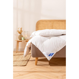 Böhmerwald Comfort 4-Chamber Box Spring Bed, 90% Down / 10% Feathers, Warmth Rating: superwarm, Size: 155 x 220 cm. Extra Warmth Rating 155 x 220 cm