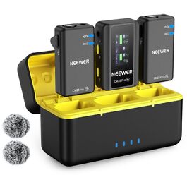 NEEWER CM28 Pro: Бездротове мікрофону з пригніченням шуму, 150м радіус дії, сумісний з iPhone, iPad, Android, DJI, Insta360, PC, Mac
