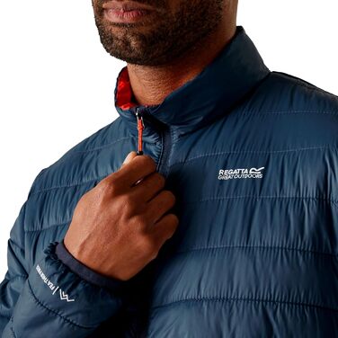 Чоловіча жилетка Regatta Hillpack II - тепла та зручна (XXL, Moonlight Denim/Tangerine Tango)