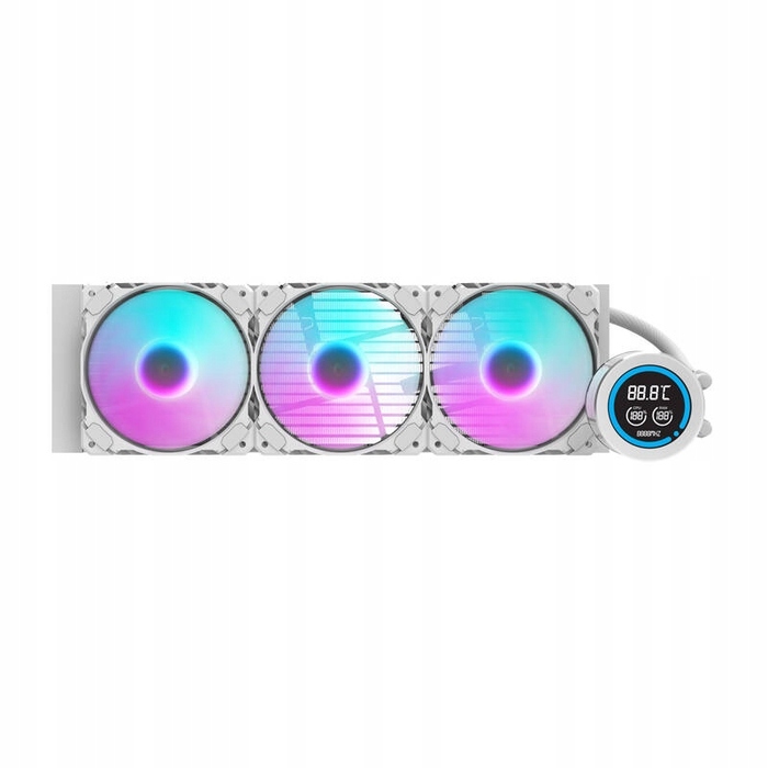 Рідинне охолодження процесора Darkflash DN-D360 3x 120мм 1800 об/хв Білий