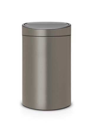 Відро для сортування сміття Brabantia з сенсорною кришкою, 2 відра (10л / 23л), Бежеве, 33 літри, Platinum