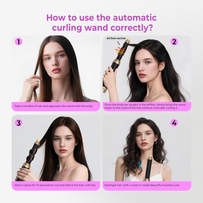 Мультистайлер для волосся 5-в-1 з термощіткою, фен-щіткою, круглою щіткою, плойкою та випрямлячем. Потужність 1000 Вт, 3 температурні режими. Для об'єму, випрямлення, локонів та сушіння. Білий (Чорний)