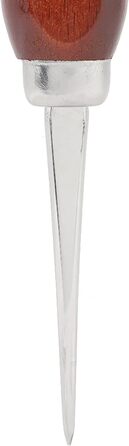 Stainless steel ice pick with wooden handle, breaker, chisel, removal of crushed carving tool in Japanese style for kitchens, bars, bartenders, picnics, camping and restaurants