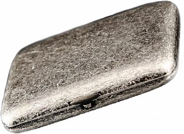 Високоякісне металеве тютюнотримач з нержавіючої сталі, срібного кольору, вміщує 16 сигарет (з фірмовою подарунковою коробкою)