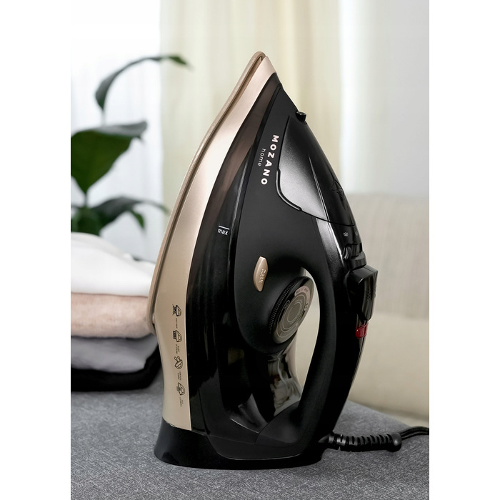 Парова праска Mozano Perfect Smooth, 3200 Вт, керамічна підошва, 350 мл