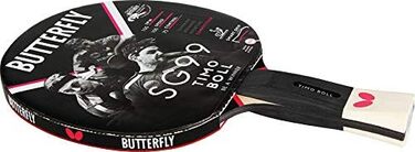 Тенісний стіл Butterfly Timo Boll SG99 | Професійний ракетковий стіл для настільного тенісу | ITTF сертифіковане покриття Wakaba | Анатомічна форма ручки smart.Grip