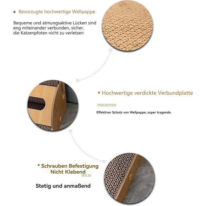 Ліжко для кота на батарею, грілка для кота, підвісне ліжко для кота, ліжко-грілка для кота, ліжко для кота з м'яким плюшевим покриттям, складане ліжко-гамак для кота на батарею, сірий колір 45x30 см (когтеточки для кота коричневого кольору)