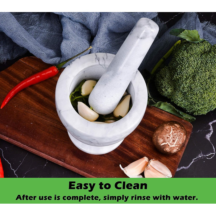 Набір для спецій та соусів з мармуру (11 см), включає: силіконова килимок, щітка, ложка з нержавіючої сталі, білий