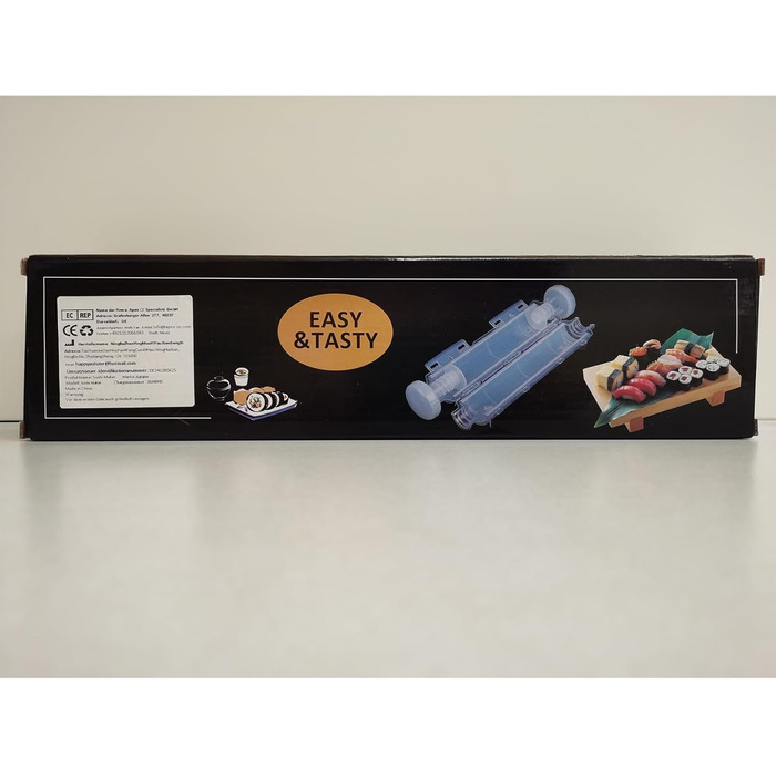 Набір для приготування суші: 3 форми, ролер, бамбукова килимок, палички. DIY для початківців та сім'ї