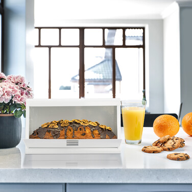 Relaxdays Stainless Steel Bread Box