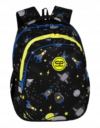 Багатовідсінковий шкільний рюкзак CoolPack, чорний, 21 л