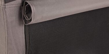 Кія для собак, переноска для собак, вольєр для собак 122x79x99 см (сірий)