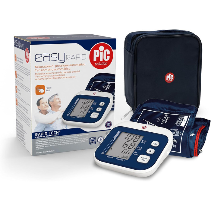 Тонометр Pic Solution EasyRAPID - вимірювач артеріального тиску, 1 шт.