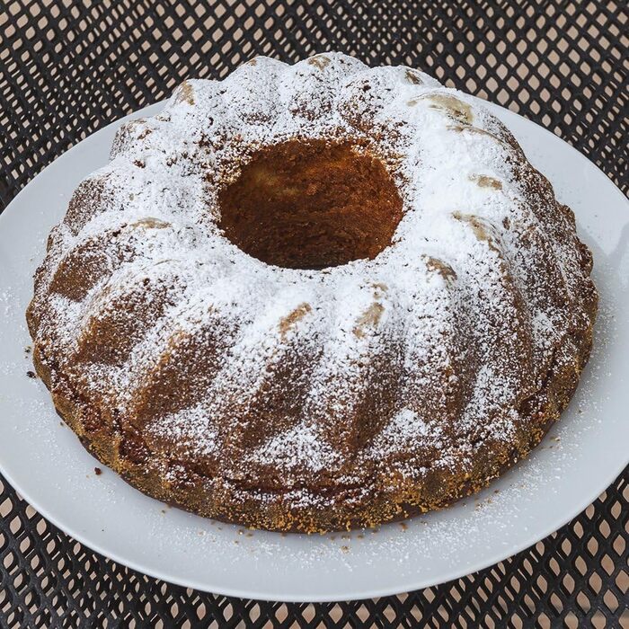 Форма для кексів Гугельхупф з антипригарним покриттям, 17,8 см, сумісна з Instant Pot, міцна гофрована трубка, золотиста форма для кексів Гугельхупф для випікання