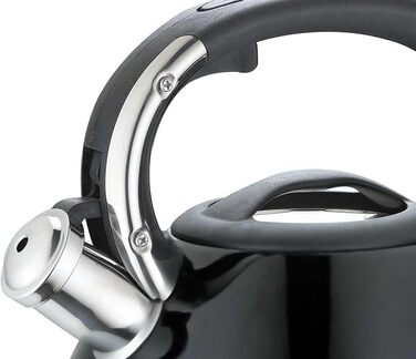 Чайник King Hoff з нержавіючої сталі та бронзи, 3.4 л, KH-1213 (Чорний)