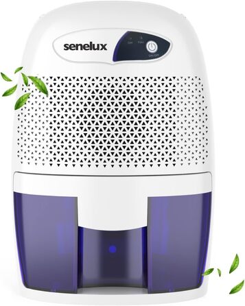 Senelux Powerful 500ml Portable Mini Air Dehumidifier, Quiet Air Dehumidifier, Small Air Dehumidifier Efficient and Stable, Moisture Absorber for Small Rooms, Basements, Bedrooms